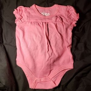Circo Pink 0-3 Month Girls Onesie